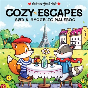 Legind - Coloring Book Cafe - Malebog: Cozy Escapes- Cozy Coloring
