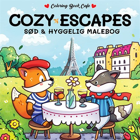 Legind - Coloring Book Cafe - Malebog: Cozy Escapes- Cozy Coloring