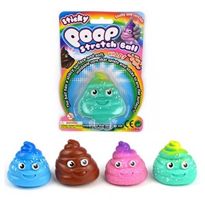 Robetoy - SQUEEZE POO 6 CM, Ass.