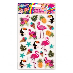 Centrum - Stickers Puffy, Flamingo
