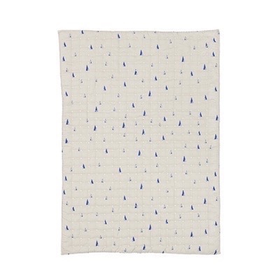 Ferm Living -  Cone Quilted Blanket - Grey