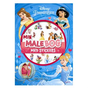 Forlaget Carlsen - Disney Prinsesser Malebog Med Klistermærker