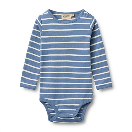 Wheat - Body Berti LS, Blue Stripe