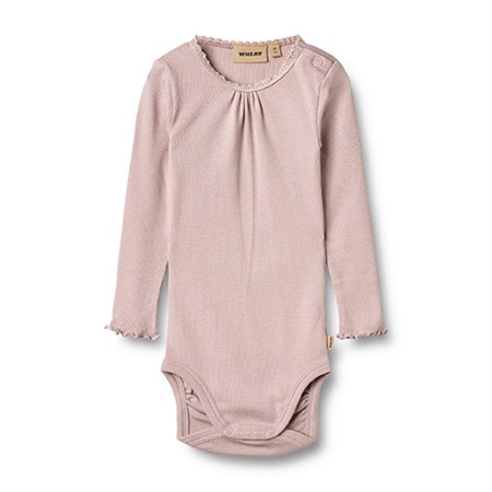 Wheat - Rib Body Lotta LS, Soft Lilac
