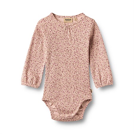 Wheat - Body L/S Elmine, Dime Rose Small Flowers