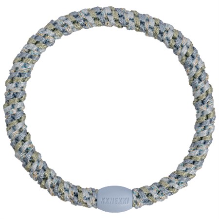 KKNEKKI -  Hårelastik - Slim, Mix Baby Blue Glitter