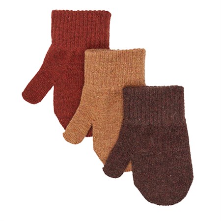 Mikk-Line - Magic Mittens 3 Pack, French Roast/Chipmunk/Apple Butter