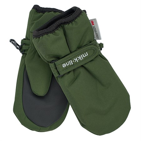 Mikk-Line -  Polyester Mittens, Kombu Green