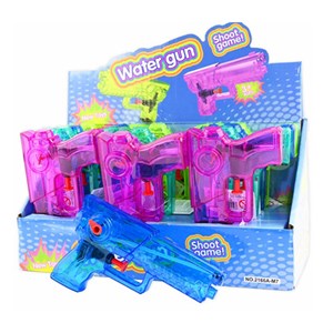 Robetoy - WATER GUN TRANSPARENT 15 cm., Ass. 