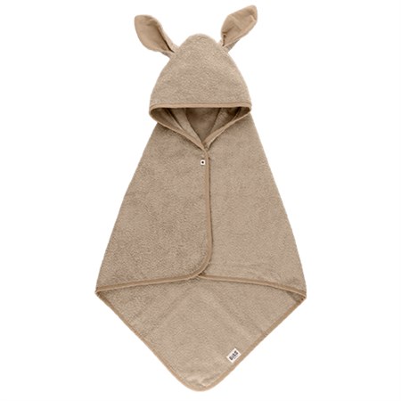 BIBS - Kangaroo Hoodie Towel Baby, Vanilla