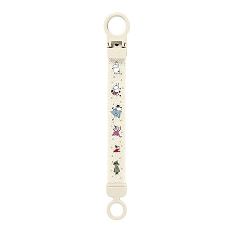 BIBS - BIBS x Moomin Pacifier Clip Loop / Suttesnor, Ivory