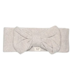 MP Denmark - Helsinki Headband - Bow Merino Uld, Beige Melange