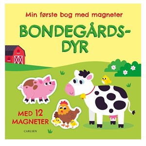 Forlaget Carlsen - Min første bog med magneter - Bondegårdsdyr