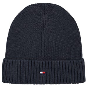 Tommy Hilfiger - Small Flag Beanie, Space Blue