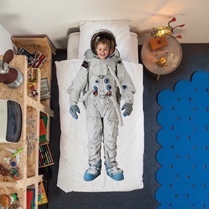 Snurk - Sengesæt - Astronaut, junior