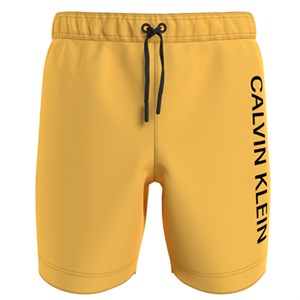 Calvin Klein - Medium Drawstring Badeshorts, Yellow Arch