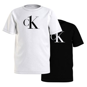 Calvin Klein - 2 pk Tees SS, White/Black