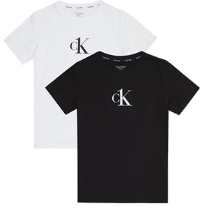 Calvin Klein - 2 Pk Tees SS, White/Black
