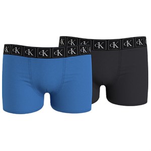 Calvin Klein - 2 pk Trunks / Boxershorts, Electricaqua/Black