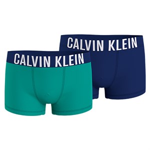 Calvin Klein - 2 pk Trunks / Boxershorts, Lightteal/Boldblue