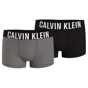 Calvin Klein - 2 pk Trunks / Boxershorts, Pebblestone/Black  