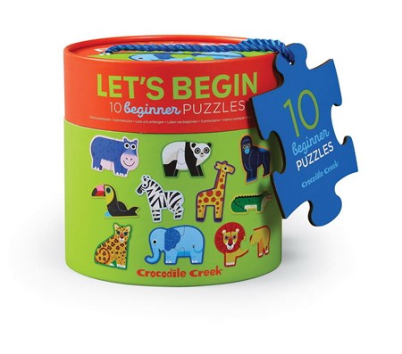 Crocodile Creek - Let\'s Begin - Puslespil 10 x 2 Brikker, Jungle