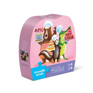 Crocodile Creek - Mini Puslespil Med 12 Brikker, Sweet Treats