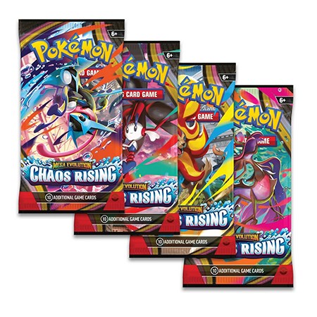 POKEMON - Poke ME04 Mega Evolution Chaos Rising - Booster, Ass.