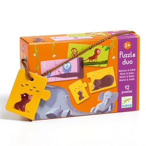 DJECO - Puzzle duo, mor og barn.