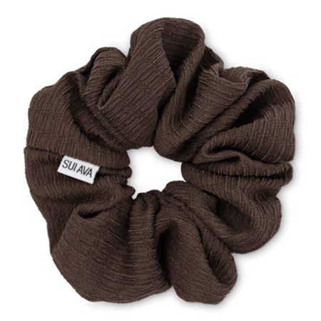 SUI AVA - Ea Zig-Zag Scrunchie, Chocolate