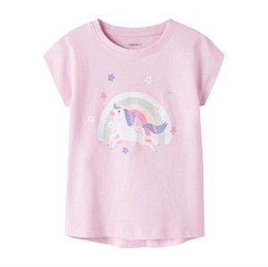 Name It - NMF VIGEA CAPSL TOP, Pirouette Rainbow Unicorn