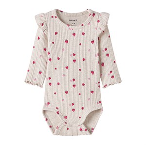 Name It - NBF JELLY LS BODY, Peyote Melange Strawberry