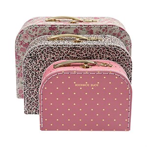 Sofie Schnoor Girls - Suitcases X 3, Pink
