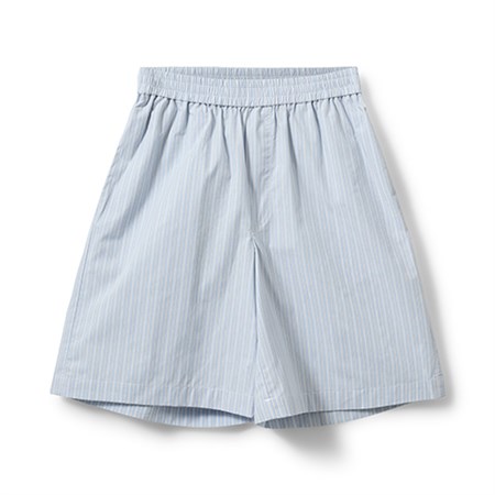 Sofie Schnoor Young - NejahSY Shorts, Light Blue Striped