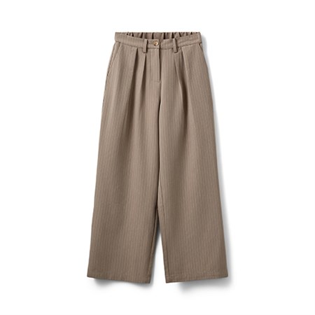 Sofie Schnoor Young - MALINASY TROUSERS, Beige Striped