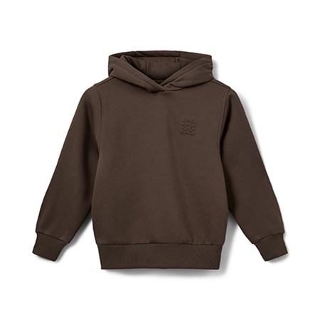 Sofie Schnoor Young  - SIMONASY HOODIE, Dark Brown