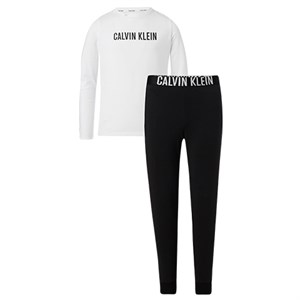 Calvin Klein - Pyjamas Sæt, Hvid/Sort