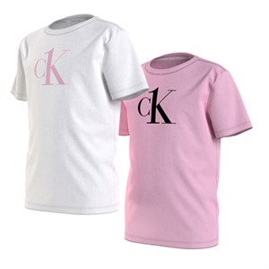 Calvin Klein - 2 pk Tees SS, Romantic Pink/White