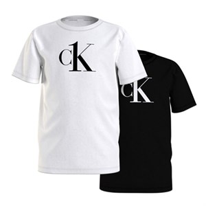 Calvin Klein - 2 pk Tees SS, White/Black