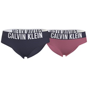 Calvin Klein - 2 pk Bikini Trusser, Petalred/Navyiris