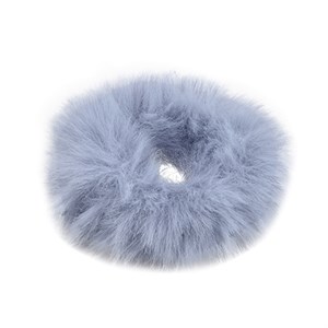 Höjtryk - Fake Fur Scrunchie, Blue