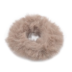 Höjtryk - Fake Fur Scrunchie, Brown