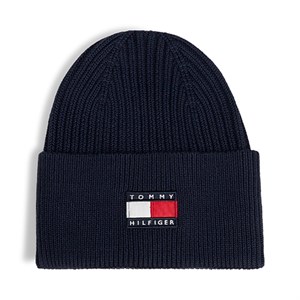 Tommy Hilfiger - HERITAGE FLAG BEANIE, Dark Blue