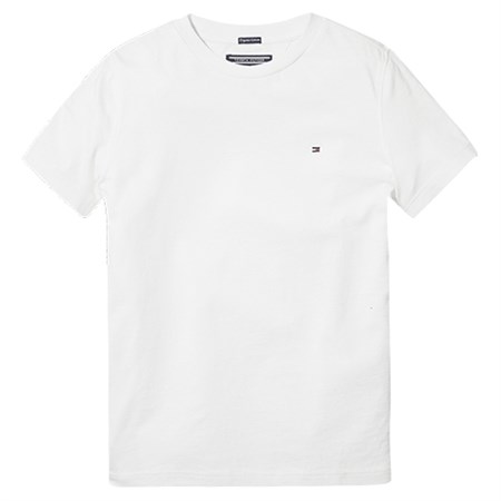 Tommy Hilfiger - Boys Basis T-shirt SS, Bright White