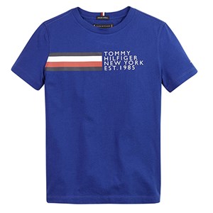 Tommy Hilfiger - Global Strpe Graphic Tee SS, Regal Navy