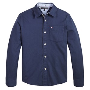 Tommy Hilfiger - Solid Stretch Oxford Shirt LS, Twilight Navy