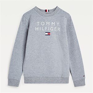 Tommy Hilfiger - Tommy Logo Sweatshirt, Light Grey Heather