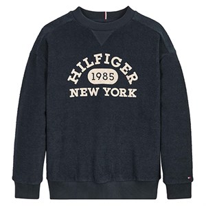 Tommy Hilfiger - Varsity Boucle Sweatshirt, Desert Sky