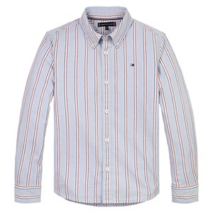 Tommy Hilfiger - Flex Ithaca Shirt LS, Copenhagen Blue/Reb Stripes
