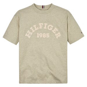 Tommy Hilfiger - Monotype 1985 Arch T-shirt SS, Faded Olive Heather